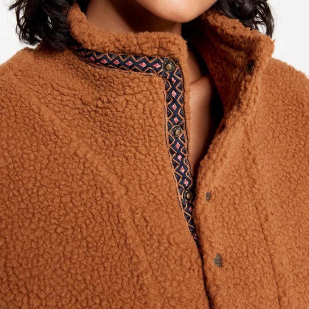 Alpine Design Women's 1/4 Snap Sherpa Pullover Sweater M - Picture 10 of 10